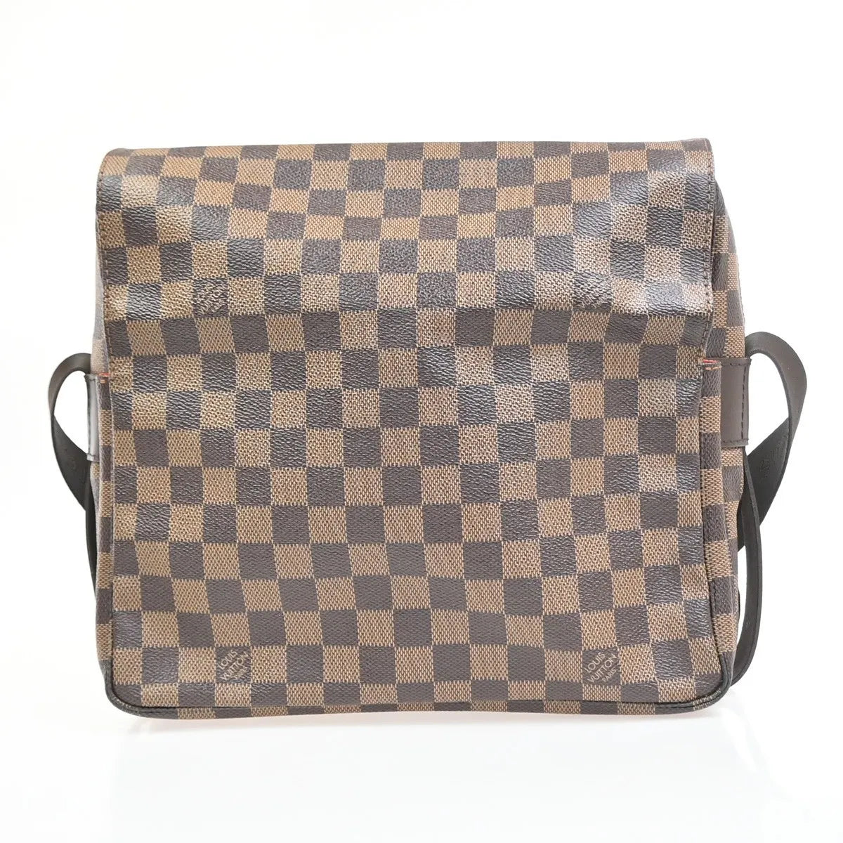 Louis Vuitton Naviglio Damier Ebene, Brown, Canvas, Shoulder Bag