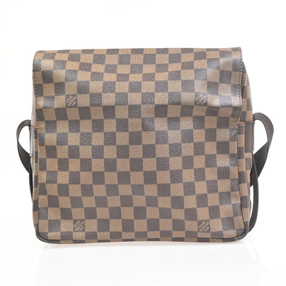 Louis Vuitton Naviglio Damier Ebene, Brown, Canvas, Shoulder Bag