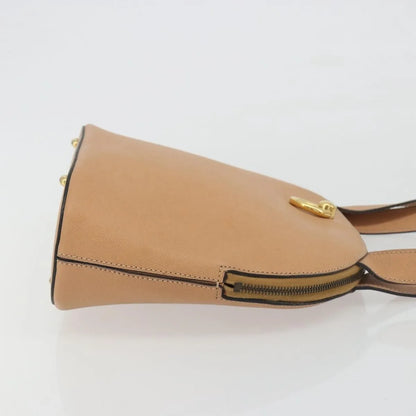 Celine Vintage Leather, Beige, Leather, Shoulder Bag