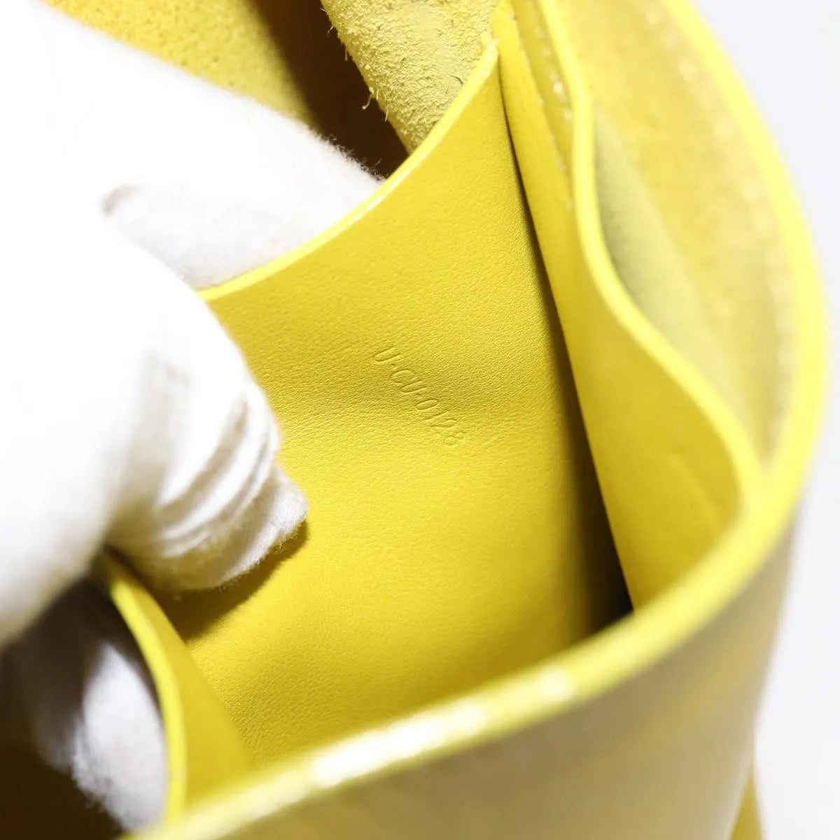 Celine Long Strap Big Bag Bucket Leather, Yellow, Leather, Handbag