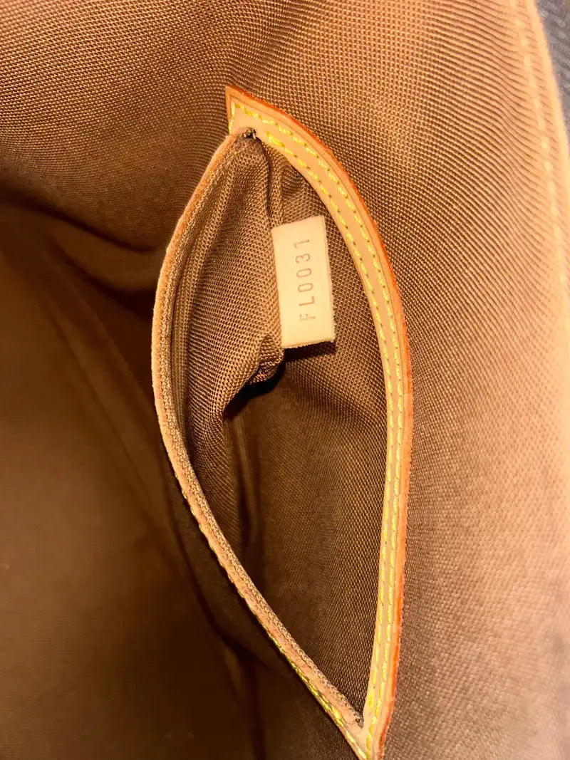 Louis Vuitton Alma Monogram Canvas, Brown, Canvas, Handbag