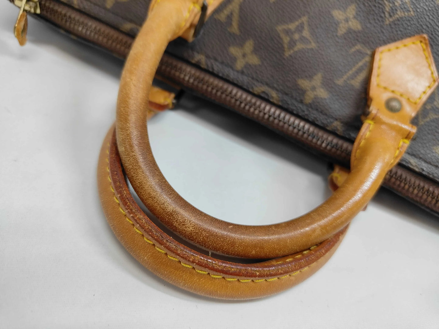 Louis Vuitton Speedy Monogram, Brown, Canvas, Handbag
