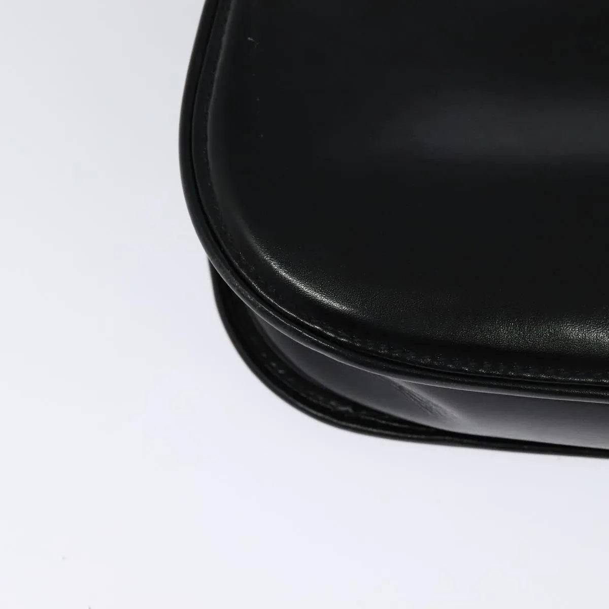 Gucci Vintage Leather, Black, Leather, Shoulder Bag