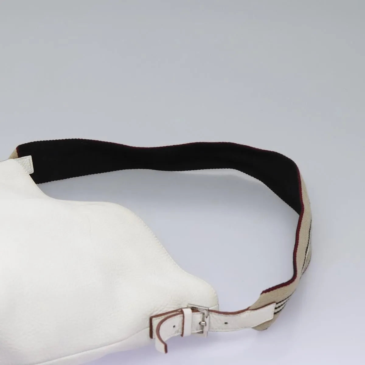 Burberry Vintage Leather, White, Leather, Shoulder Bag