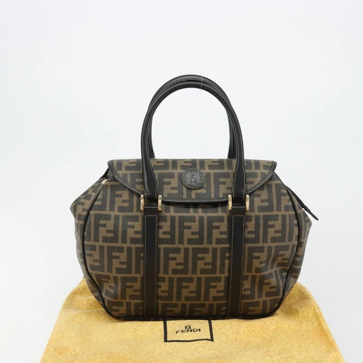 Fendi Zucca Tote FF motif, Multicolour, Canvas, Handbag