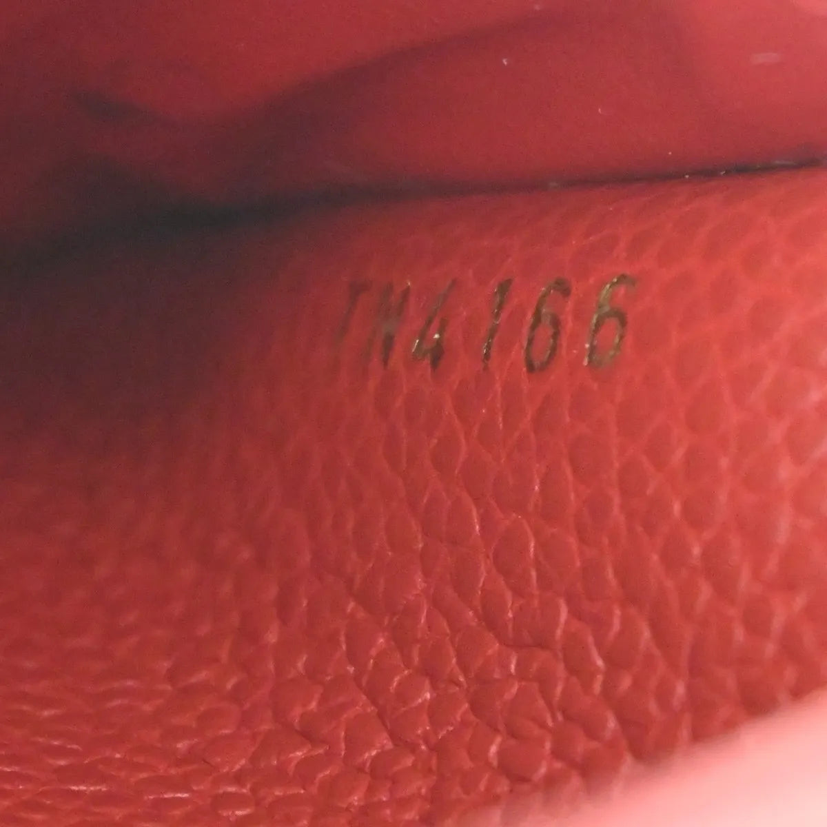 Louis Vuitton Pont Neuf Monogram Empreinte Leather, Red, Leather, Wallet