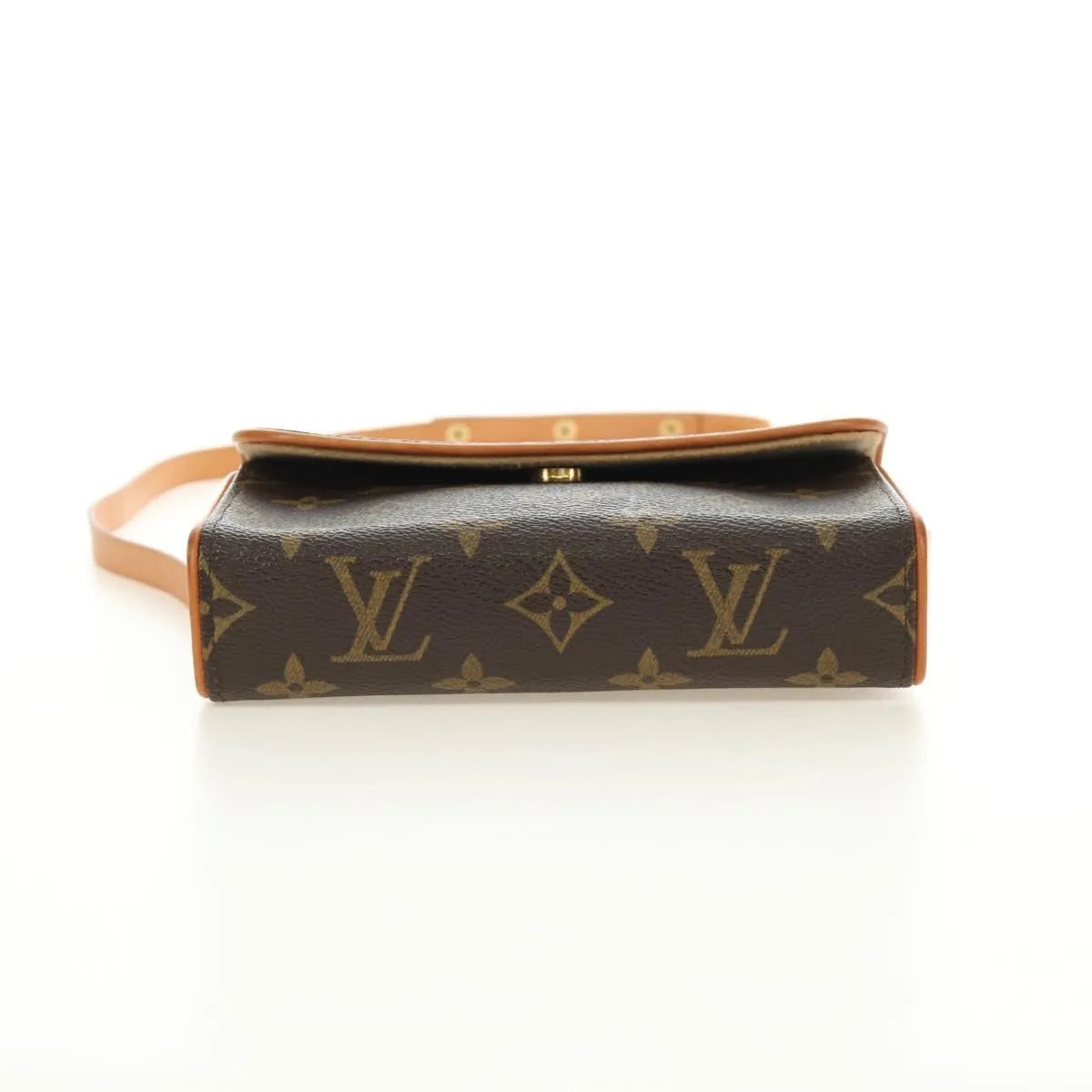 Louis Vuitton Florentine Waist Monogram Canvas, Brown, Canvas, Clutch