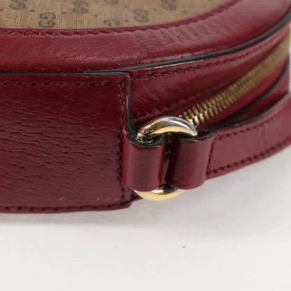 Gucci Doraemon Round Printed Mini GG Coated Canvas, Beige, Canvas, Shoulder Bag