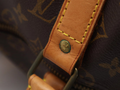 Louis Vuitton Keepall Monogram Canvas, Brown, Canvas, Travel Bag