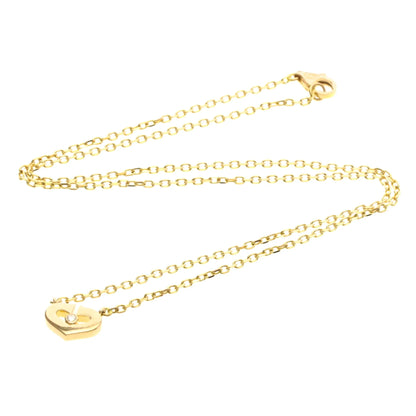Cartier C Heart de Cartier Pendant 18K Rose Gold with Diamond, Gold, Pink Gold, Necklace