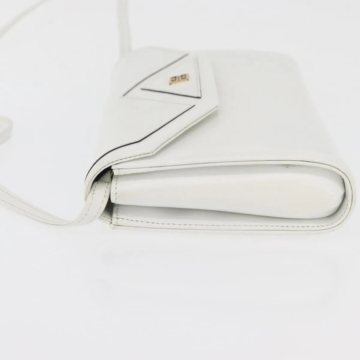 Givenchy Vintage 4G Leather, White_gold, Leather, Shoulder Bag