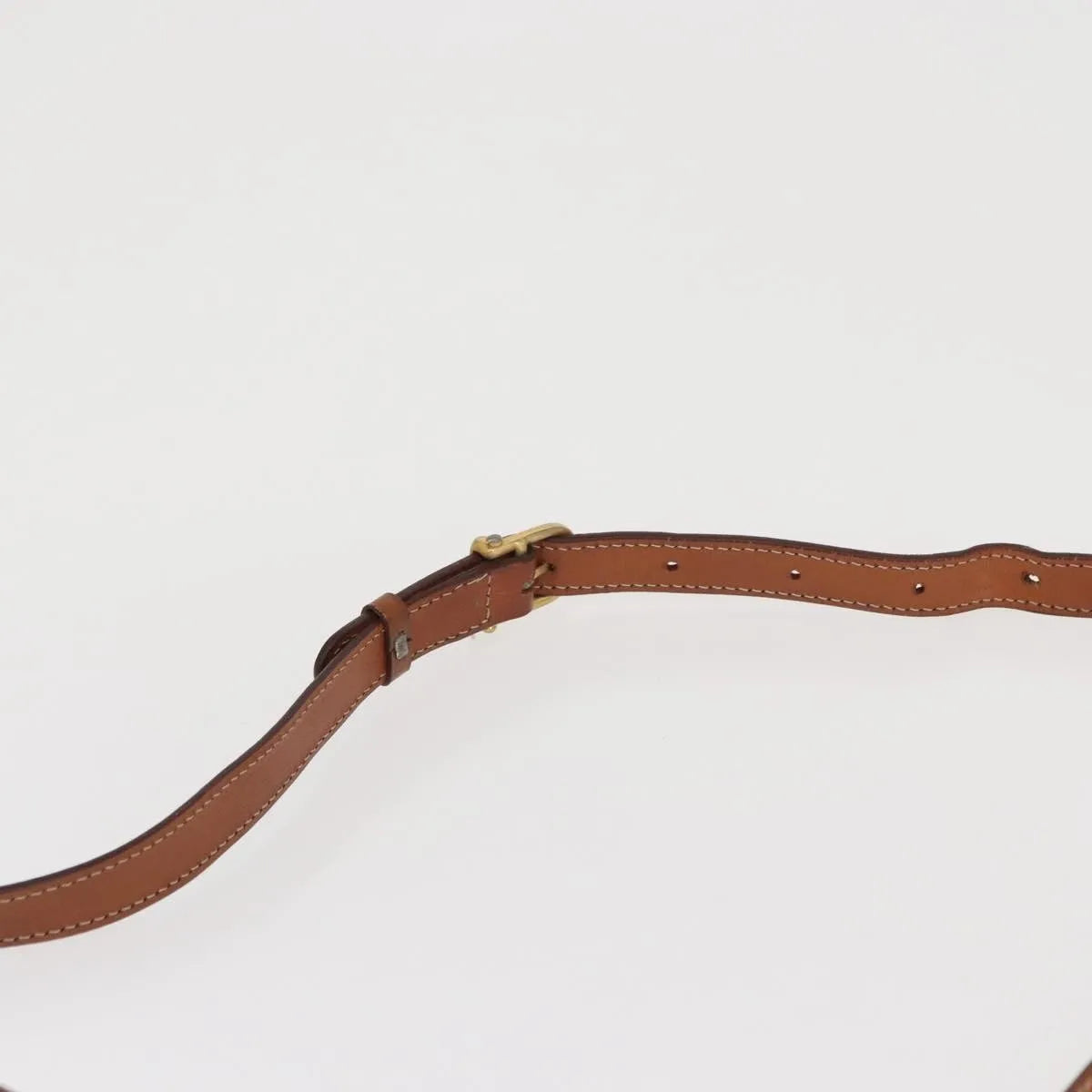 Celine Vintage Macadam Canvas and Leather, Brown, Canvas, Shoulder Bag