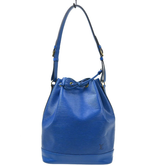 Louis Vuitton Noe Epi Leather, Blue, Leather, Shoulder Bag