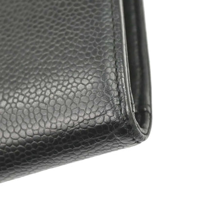 Chanel Timeless CC French Caviar, Black, Leather, Wallet