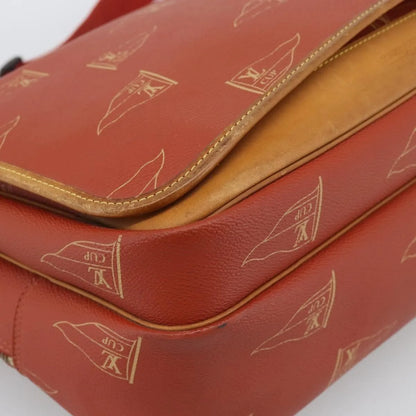 Louis Vuitton Cup Calvi Messenger Coated Canvas, Red, Canvas, Shoulder Bag