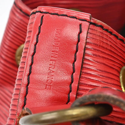 Louis Vuitton Petit Noe Epi Leather, Red, Leather, Shoulder Bag