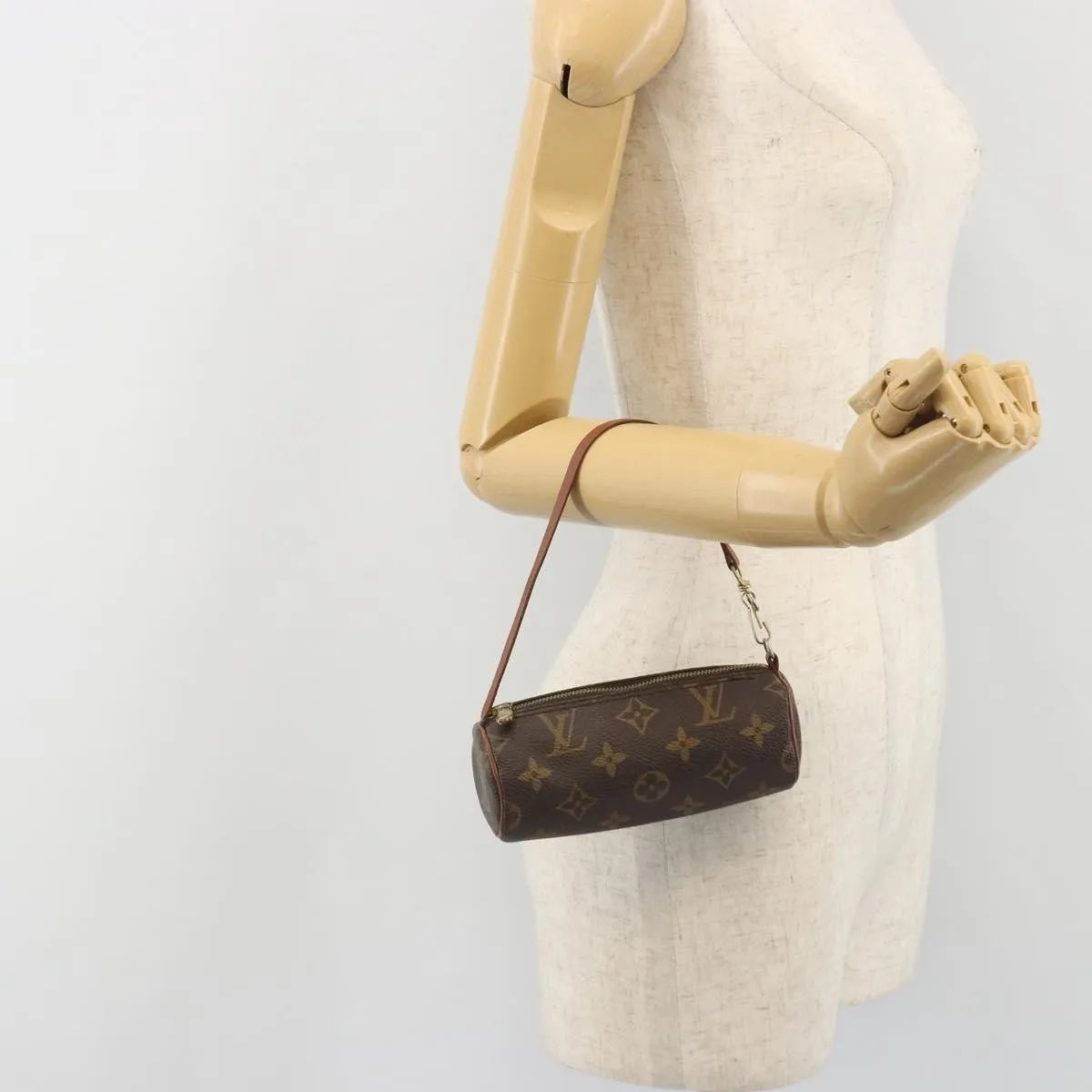 Louis Vuitton Papillon Pochette Monogram Canvas, Brown, Canvas, Clutch