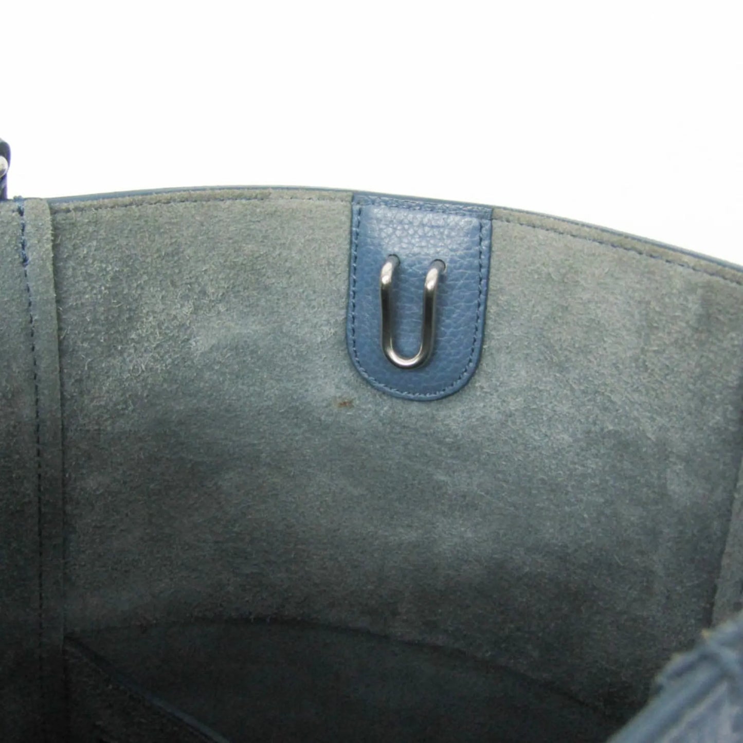 Celine Sangle Seau Calfskin, Blue, Leather, Shoulder Bag