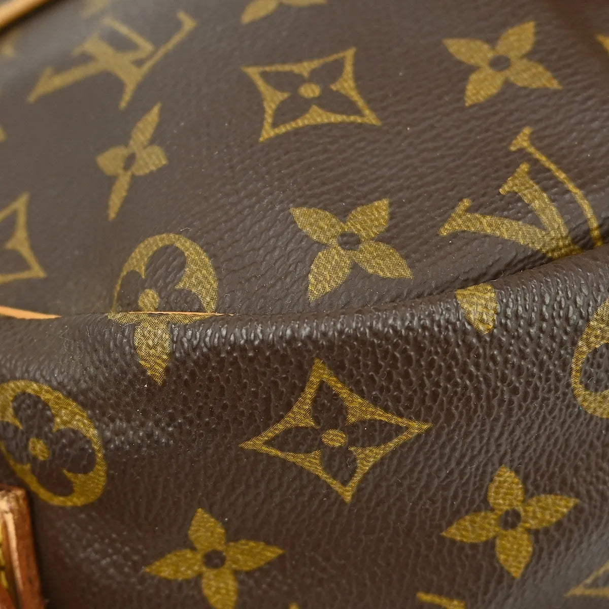 Louis Vuitton Saumur Canvas, Brown, Canvas, Shoulder Bag