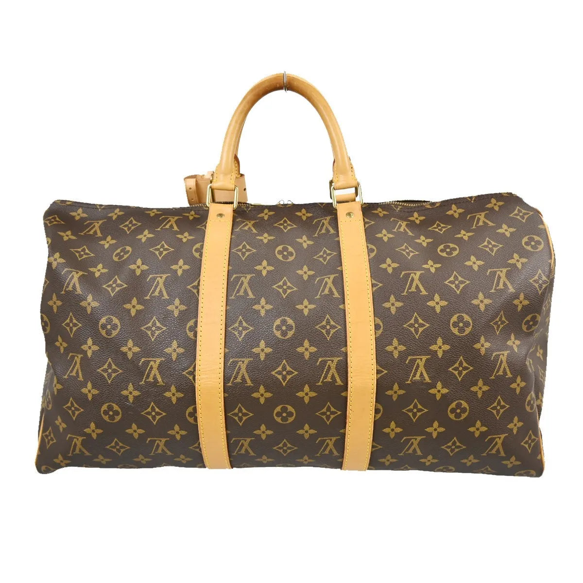 Louis Vuitton Keepall Monogram, Brown, Canvas, Travel Bag