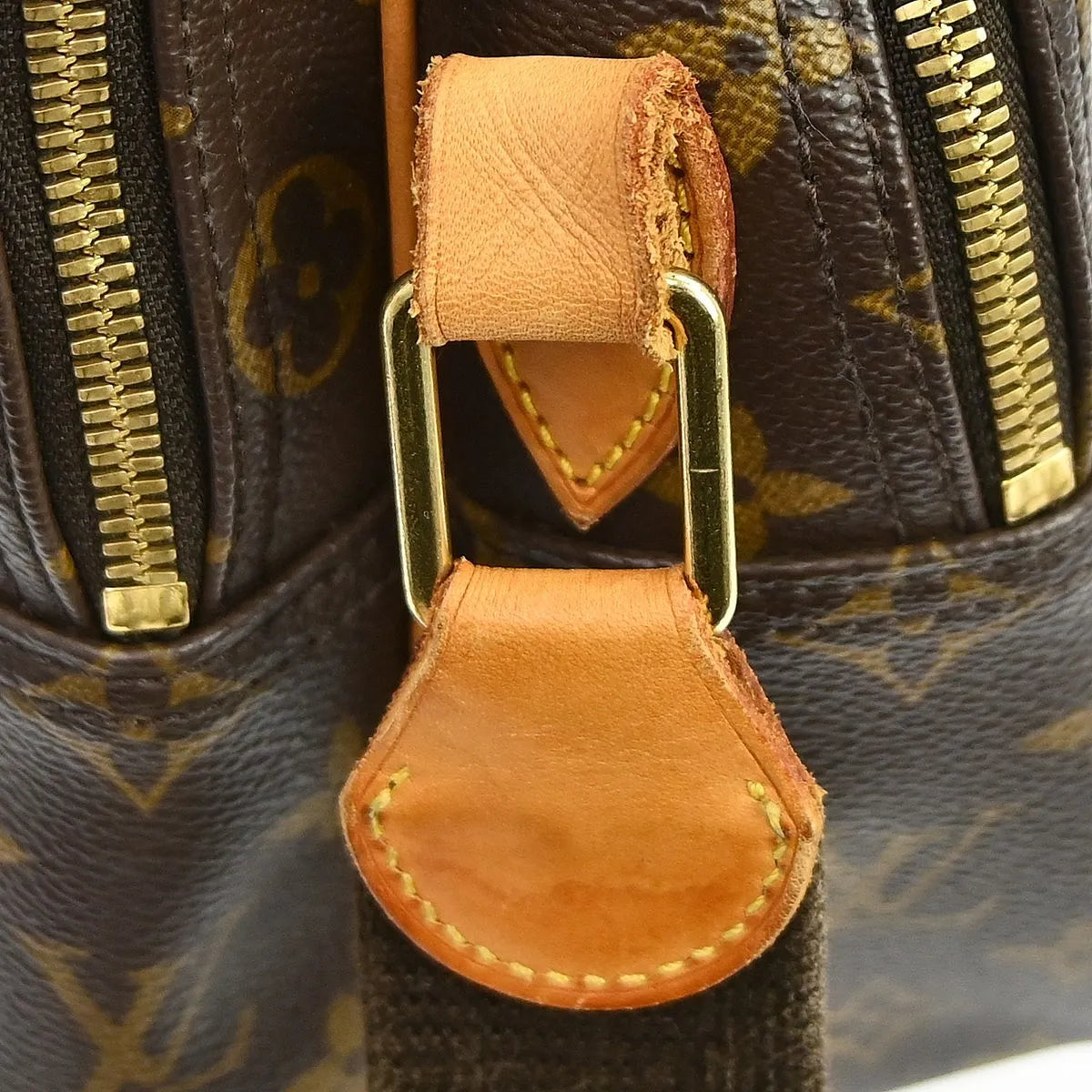 Louis Vuitton Reporter Monogram Canvas, Brown, Canvas, Shoulder Bag