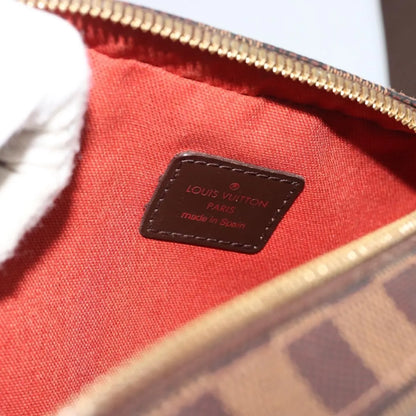 Louis Vuitton Geronimos Waist Damier, Brown, Canvas, Shoulder Bag