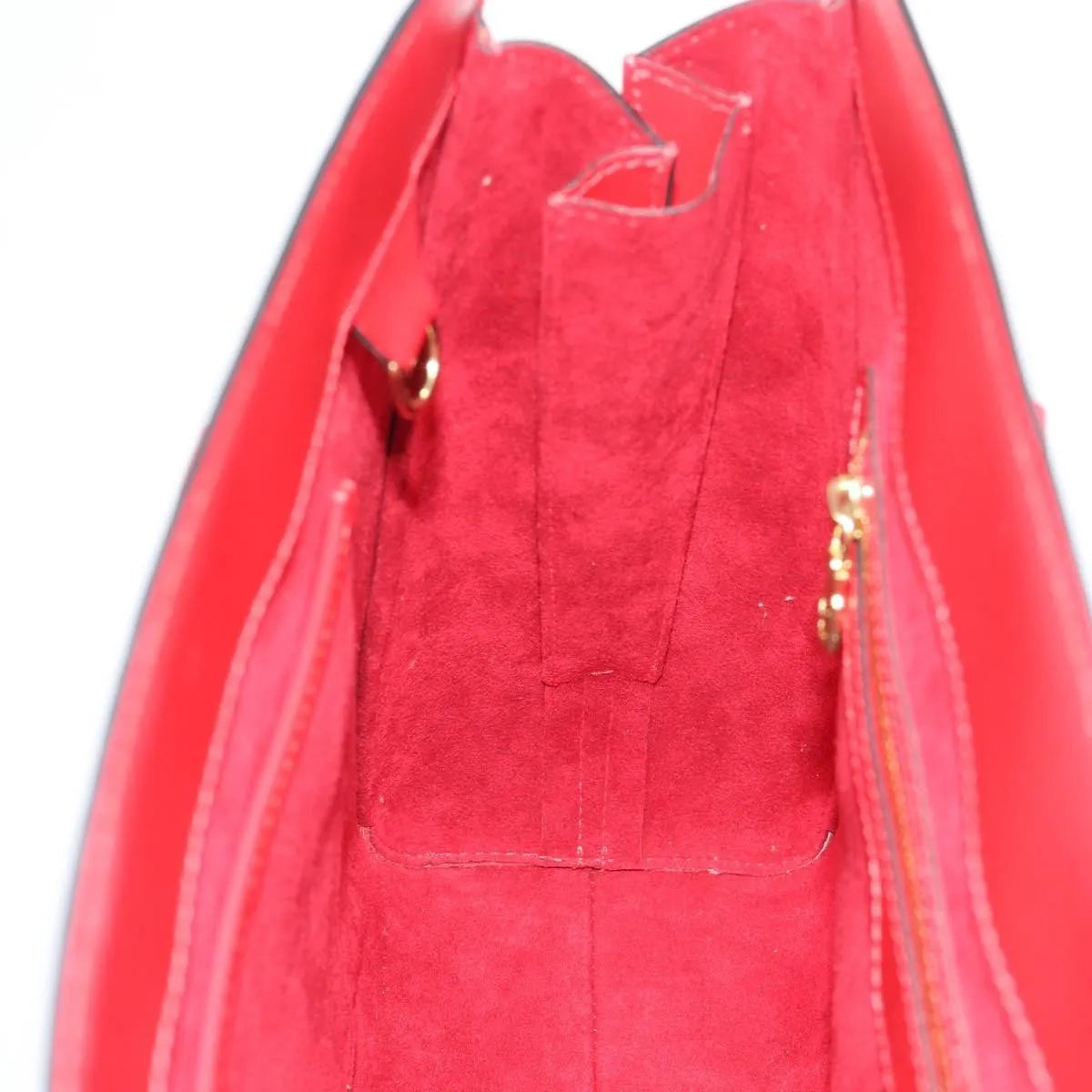 Louis Vuitton Duplex Epi Leather, Red, Leather, Shoulder Bag