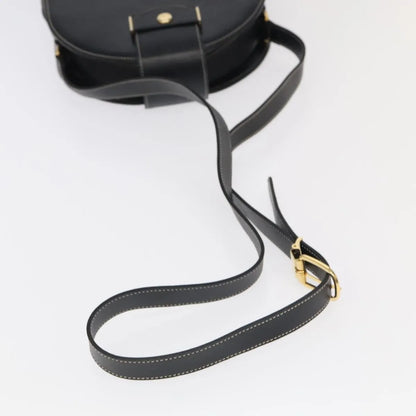 Christian Dior Vintage Leather, Black, Leather, Shoulder Bag