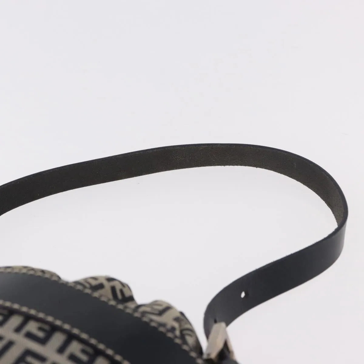 Fendi Zucchino Canvas, Navy, Canvas, Handbag