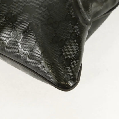 Gucci Zip Top Messenger GG Imprime, Khaki, Canvas, Shoulder Bag