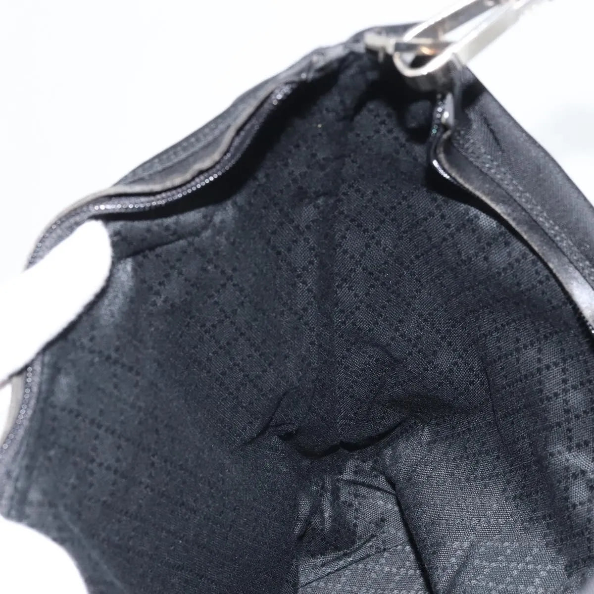 Gucci Vintage Nylon, Black, Nylon, Shoulder Bag