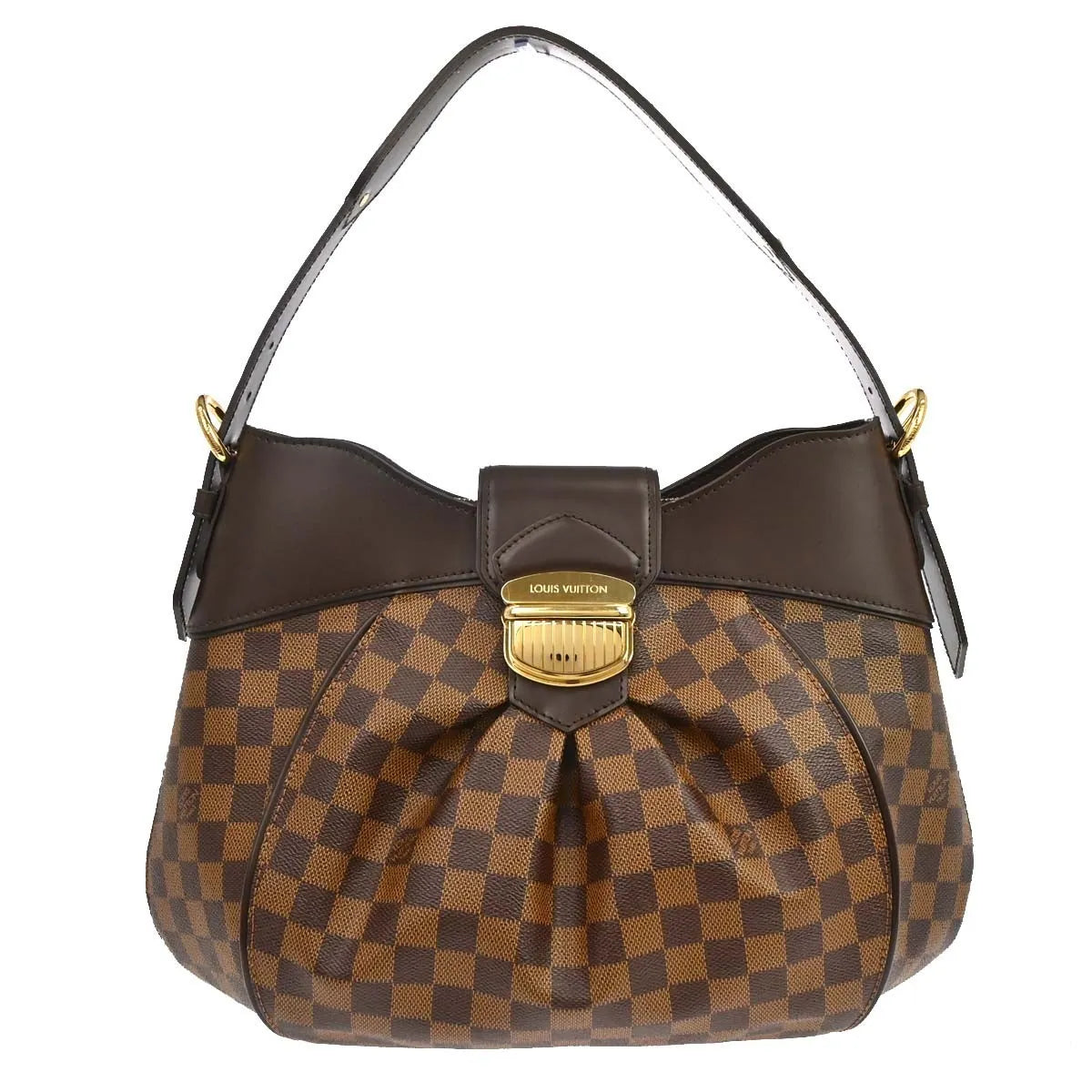 Louis Vuitton Sistina Damier, Brown, Canvas, Shoulder Bag