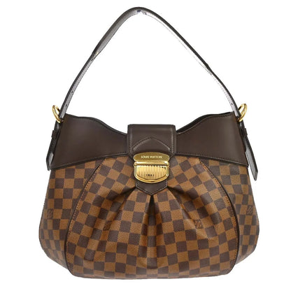 Louis Vuitton Sistina Damier, Brown, Canvas, Shoulder Bag