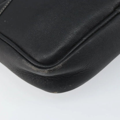 Christian Dior CD Shoulder bag Leather, Navy, Leather, Shoulder Bag