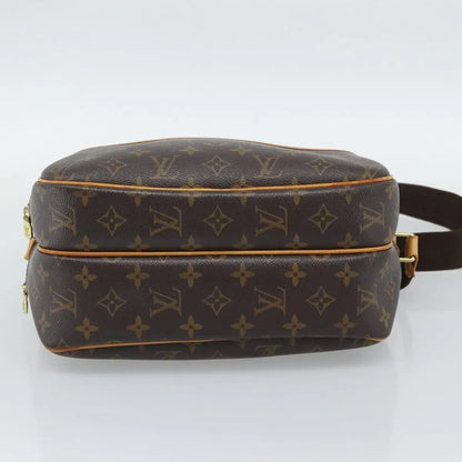 Louis Vuitton Reporter Monogram, Brown, Canvas, Shoulder Bag