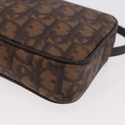 Christian Dior Vintage Trotter Diorissimo Canvas, Brown, Canvas, Clutch