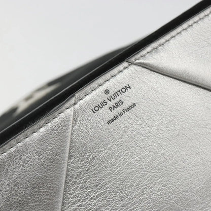 Louis Vuitton Love Note Chain Clutch Leather, Silver, Leather, Shoulder Bag