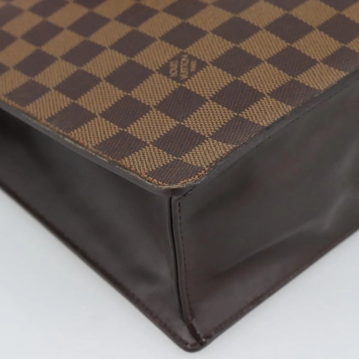 Louis Vuitton Venice Sac Plat Damier, Brown, Canvas, Tote Bag