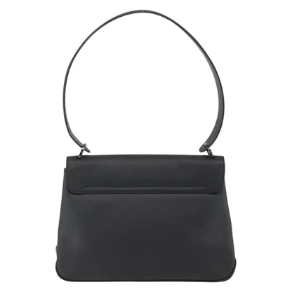 Salvatore Ferragamo Vala Canvas, Black, Canvas, Shoulder Bag