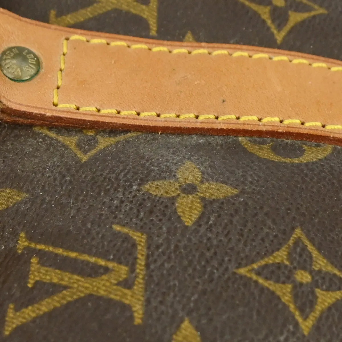 Louis Vuitton Keepall Monogram, Brown, Canvas, Travel Bag