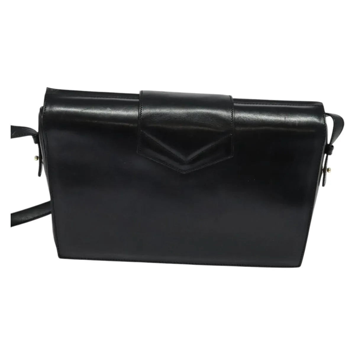 Celine Vintage Leather, Black, Leather, Shoulder Bag