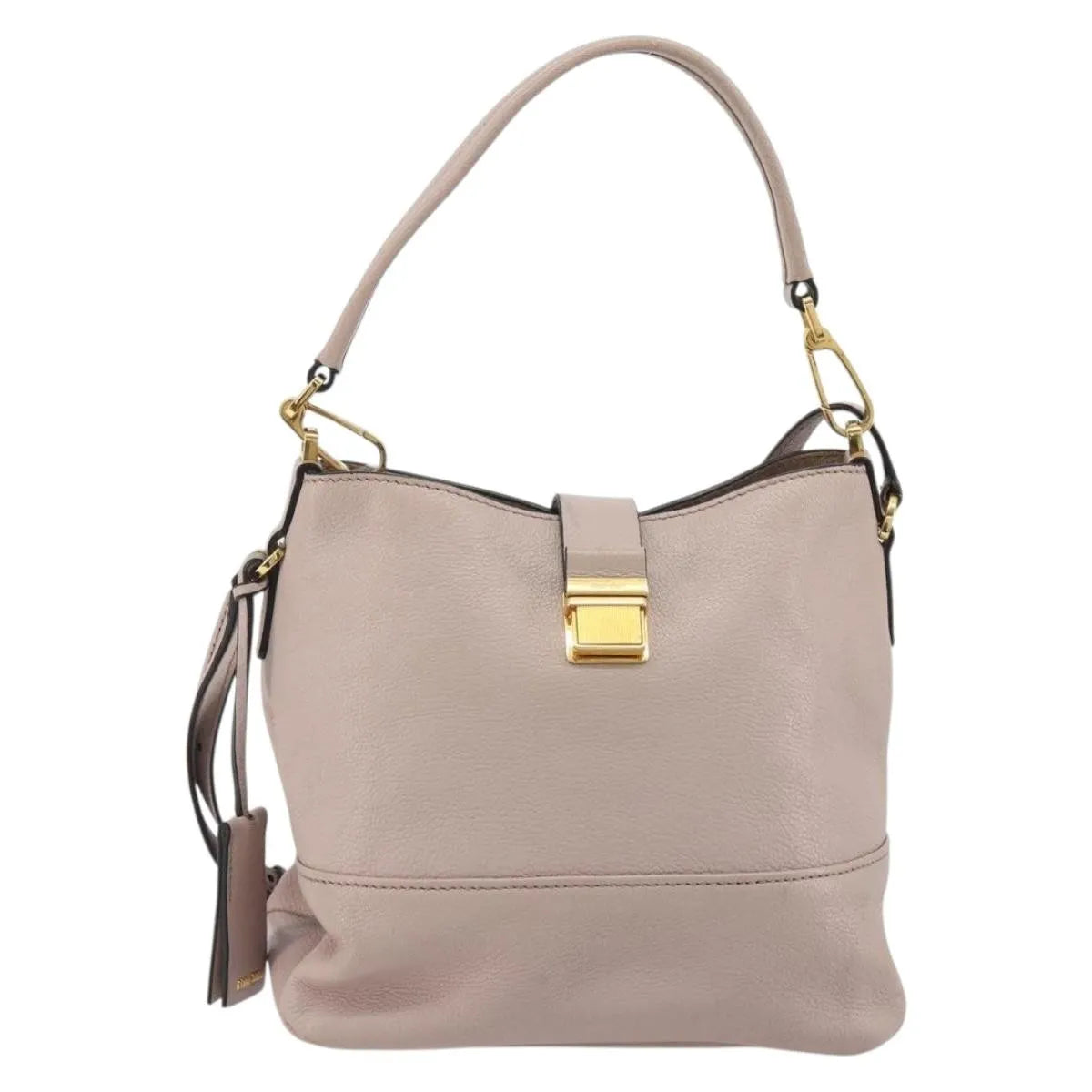 Miu Miu Madras Convertible Hobo Leather, Pink, Leather, Shoulder Bag