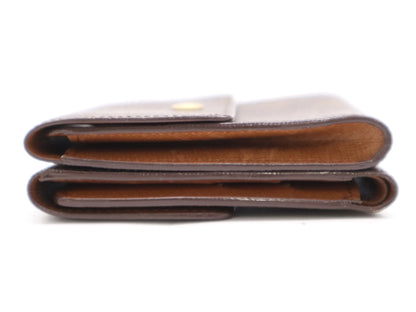 Louis Vuitton Porte Tresor Etui Papiers Monogram Canvas, Brown, Canvas, Wallet