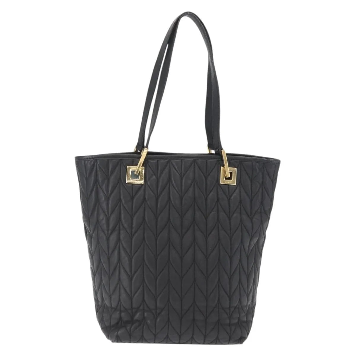 Gucci Vintage tote Leather, Black, Leather, Tote Bag
