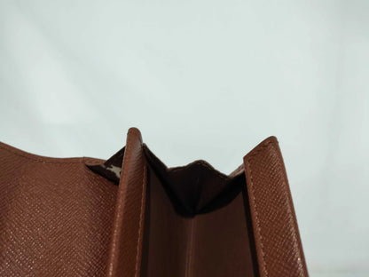 Louis Vuitton Porte-Monnaie Coin Purse Monogram Canvas, Brown, Canvas, Wallet
