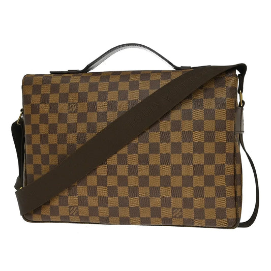 Louis Vuitton Broadway Damier, Brown, Canvas, Handbag