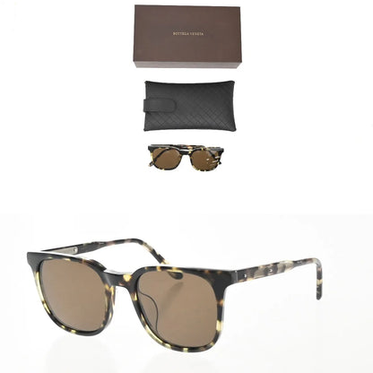 Bottega Veneta Intrecciato Plastic, Brown, Plastic, Sunglasses