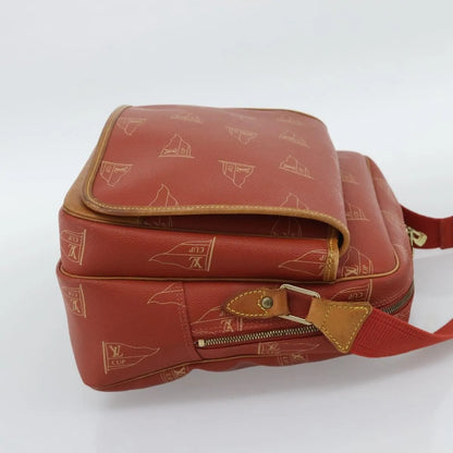 Louis Vuitton Cup Calvi Messenger Coated Canvas, Red, Canvas, Shoulder Bag