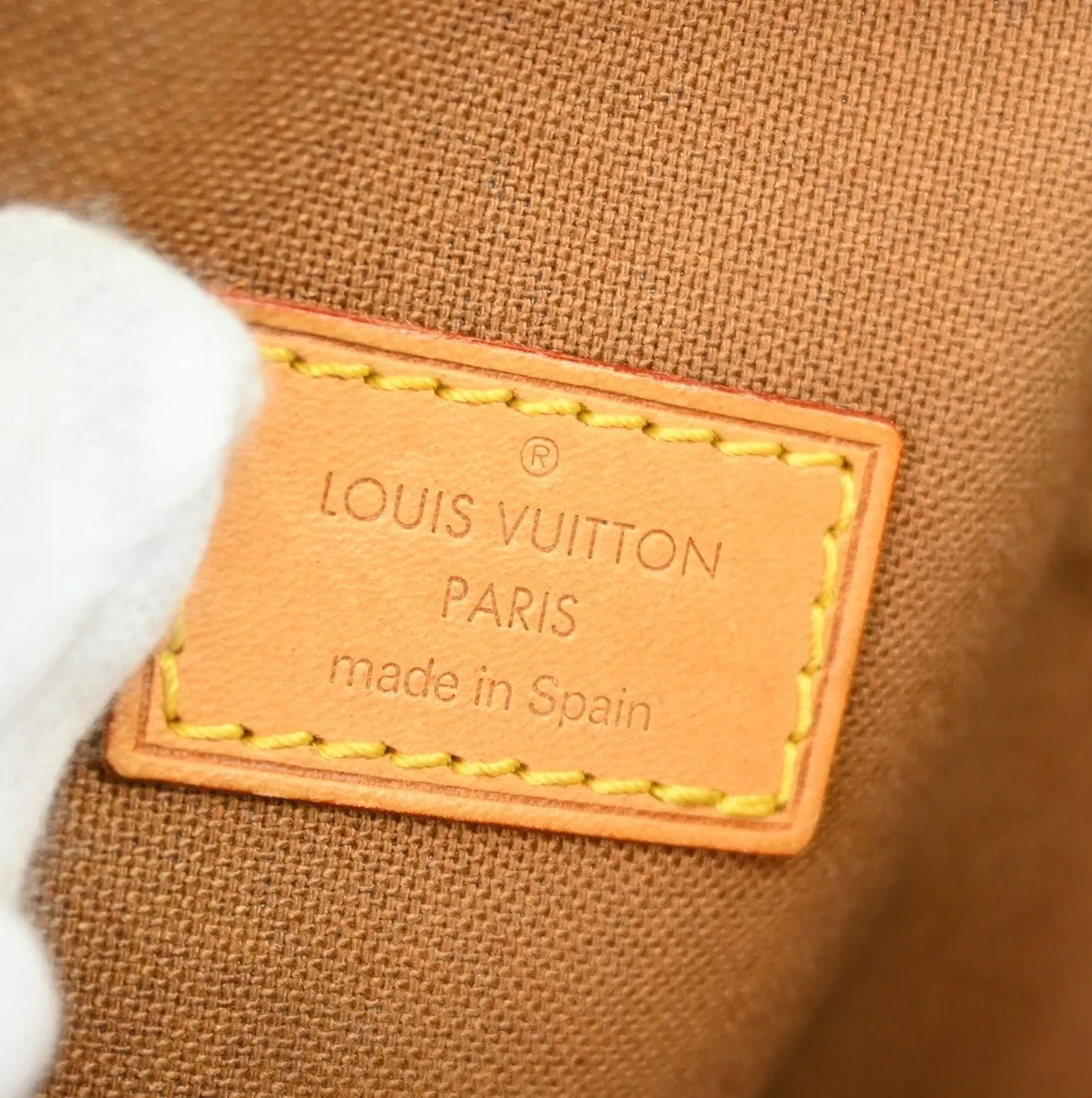Louis Vuitton Pochette Gange Monogram Canvas, Brown, Canvas, Clutch