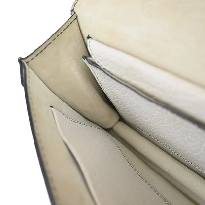 Christian Dior J'Adior Flap Canyon Grained Lambskin with Mosaic Detail, White, Leather, Shoulder Bag